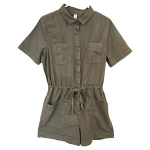 Cotton Twill Romper
